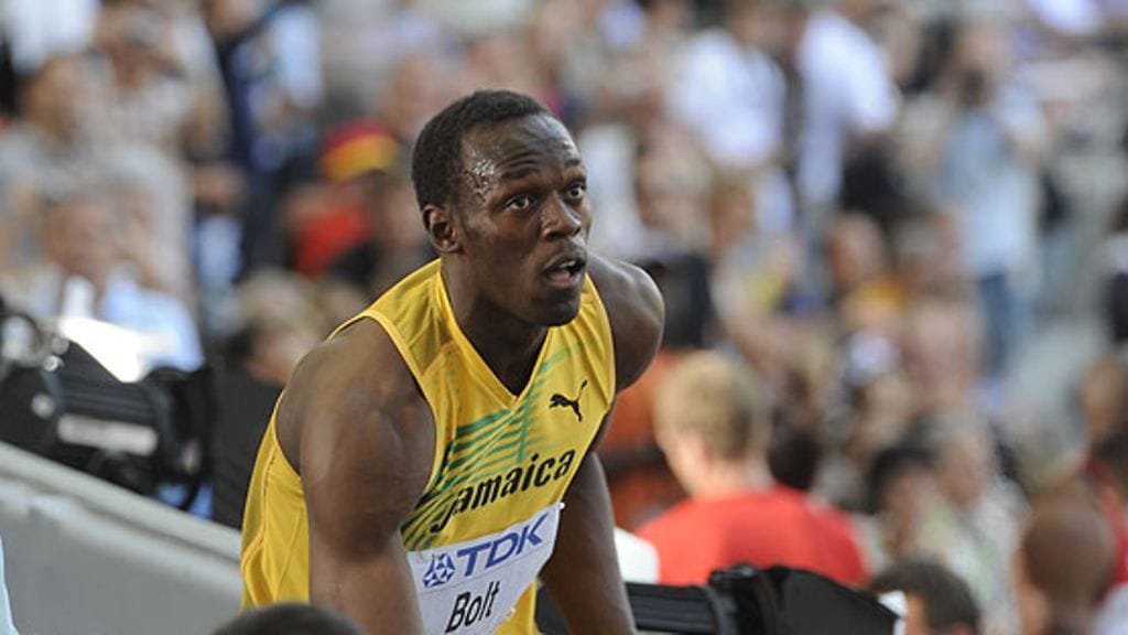 Usain Bolt, kuva: Teemu Salonen / Lehtikuva