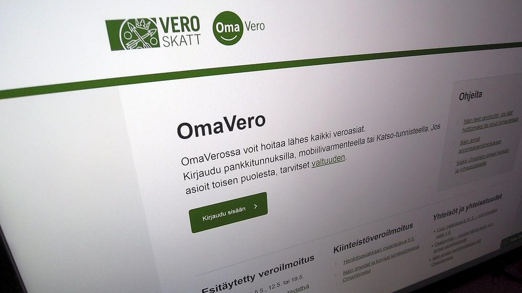 Omavero-palveluun kannattaa mennä vain selaimen osoitekentään kirjoittamalla eikä Googlen ehdottaman linkin kautta.