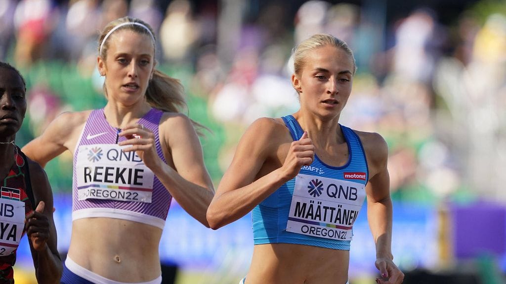 Eveliina Määttänen juoksi toisena suomalaisnaisena alle kahden minuutin rajan 800 metrillä.