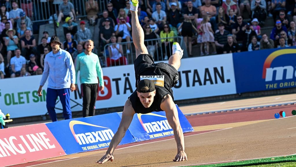 Oliver Helander oli jälleen vireessä Turussa.