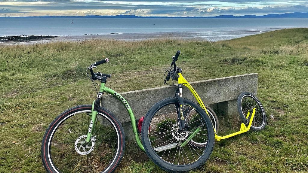 Michal Kulka oli potkupyöräilyn huippu. Kuvituskuva.