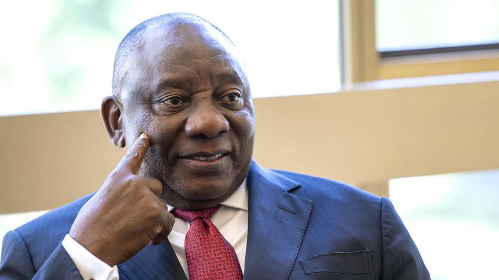 Etelä-Afrikan presidentti Cyril Ramaphosa tapaa Kiovassa Volodymyr Zelenskyin. Lauantaina matka jatkuu Pietariin tapaamaan Vladimir Putinia. Ramaphosa Sveitsissä kesäkuussa 2023.