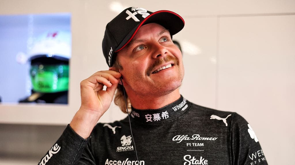 Valtteri Bottas ei kaatosateesta pahastunut.