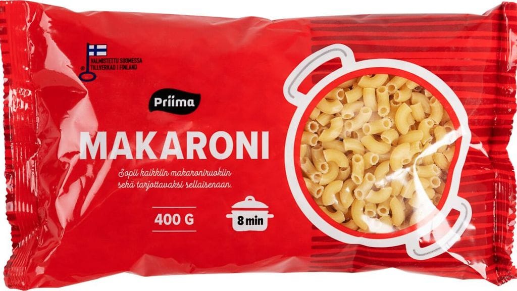 Takaisinveto Priima makaroni