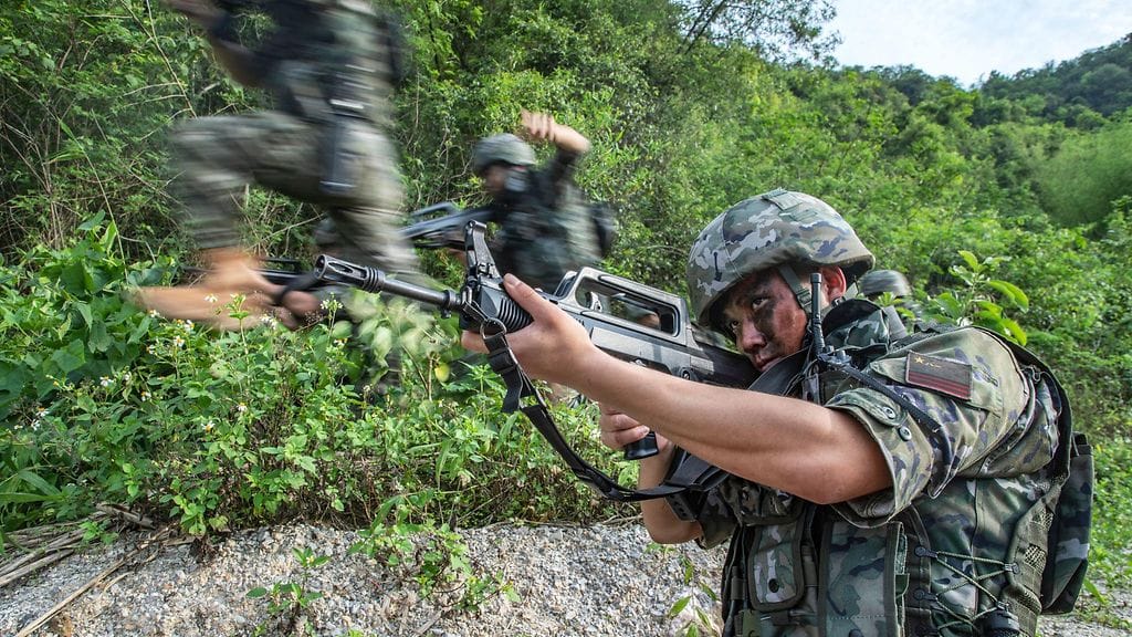 Kuvituskuva. Kiina on pyrkinyt lisäämään sotilaallista läsnäoloaan ulkomailla.
