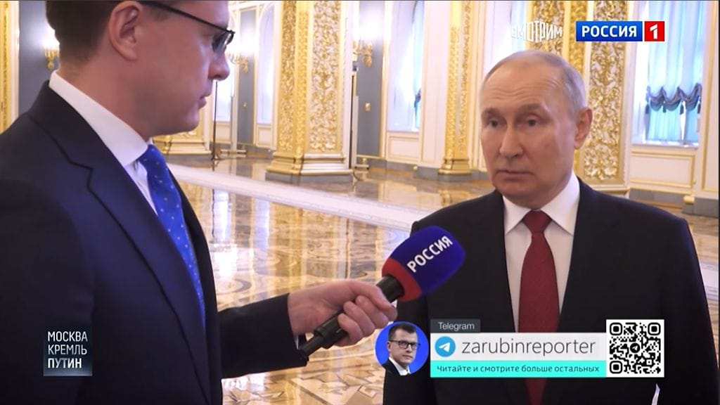 Putin haastattelu Russia1