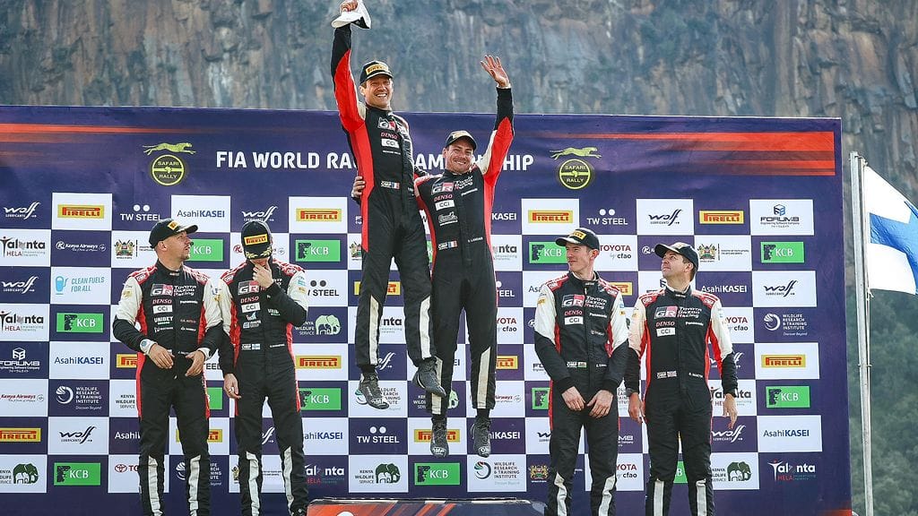 Kalle Rovanperä maaliin Safari-rallissa – suomalainen hiukan pettynyt viikonloppuun
