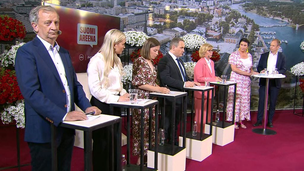 Harry "Hjallis" Harkimo osallistui keskiviikkona SuomiAreenassa puheenjohtajatenttiin.