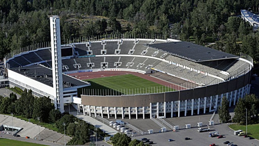 Helsingin olympiastadion. Kuva: Kimmo Mäntylä/LEHTIKUVA.