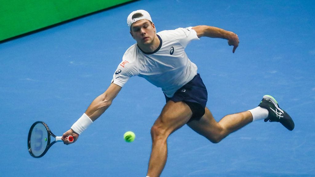 Otto Virtanen jäi voiton päähän Wimbledonista.