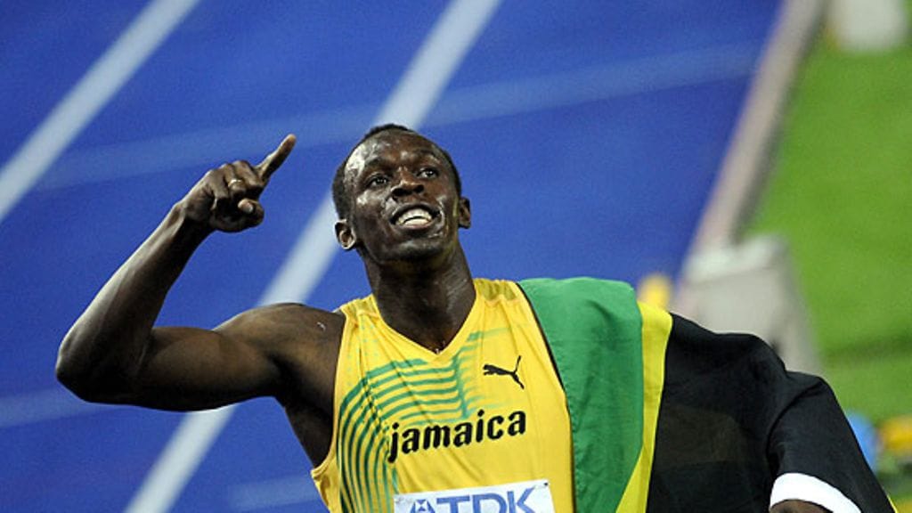 Usain Bolt, kuva: Markku Ulander / Lehtikuva