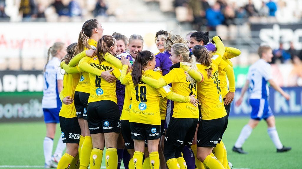 KuPS:n naiset kohtaavat tanskalaisen Kögen Mestarien liigan karsintojen avauskierroksella. Arkistokuvaa vuodelta 2021.