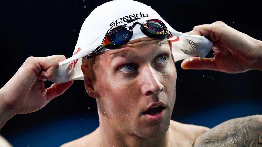 Caeleb Dressel on vielä kaukana parhaastaan.