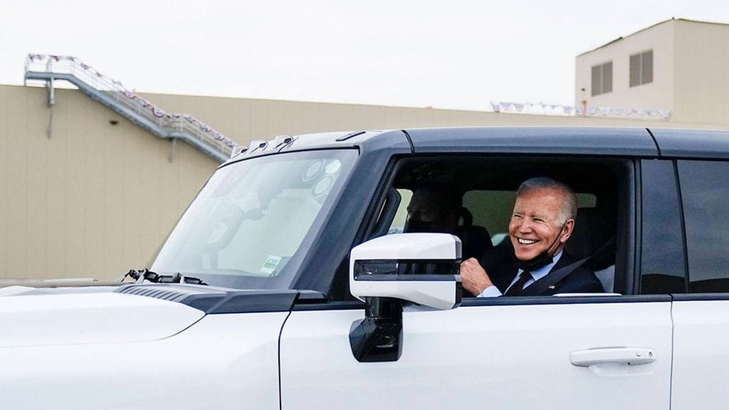 aop joe biden hummer ev
