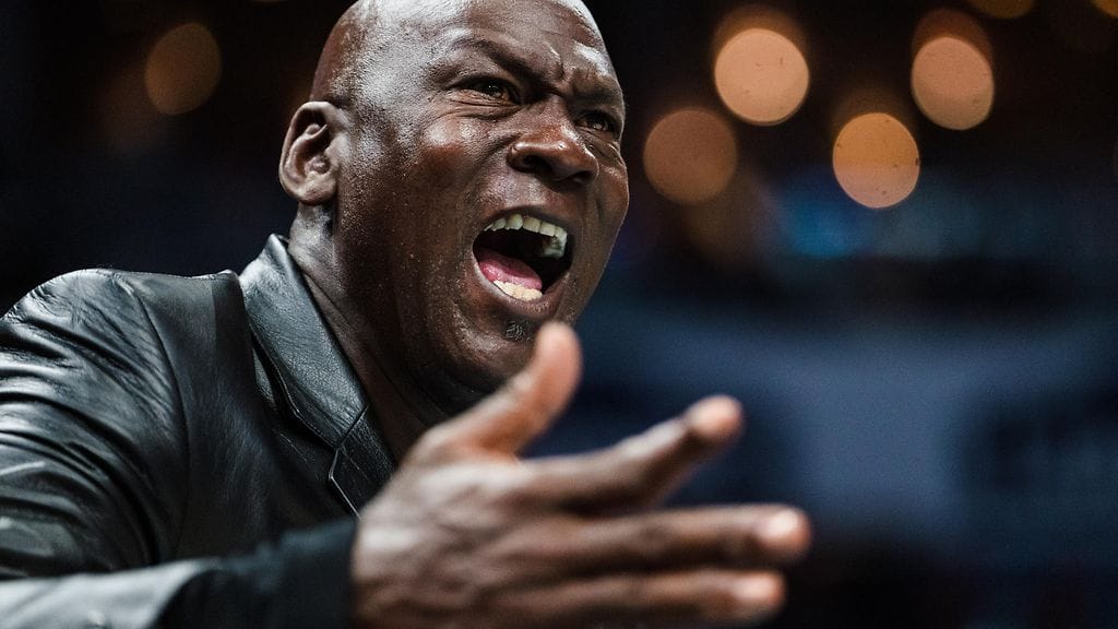 Michael Jordan NBA-ottelussa maaliskuussa 2023.
