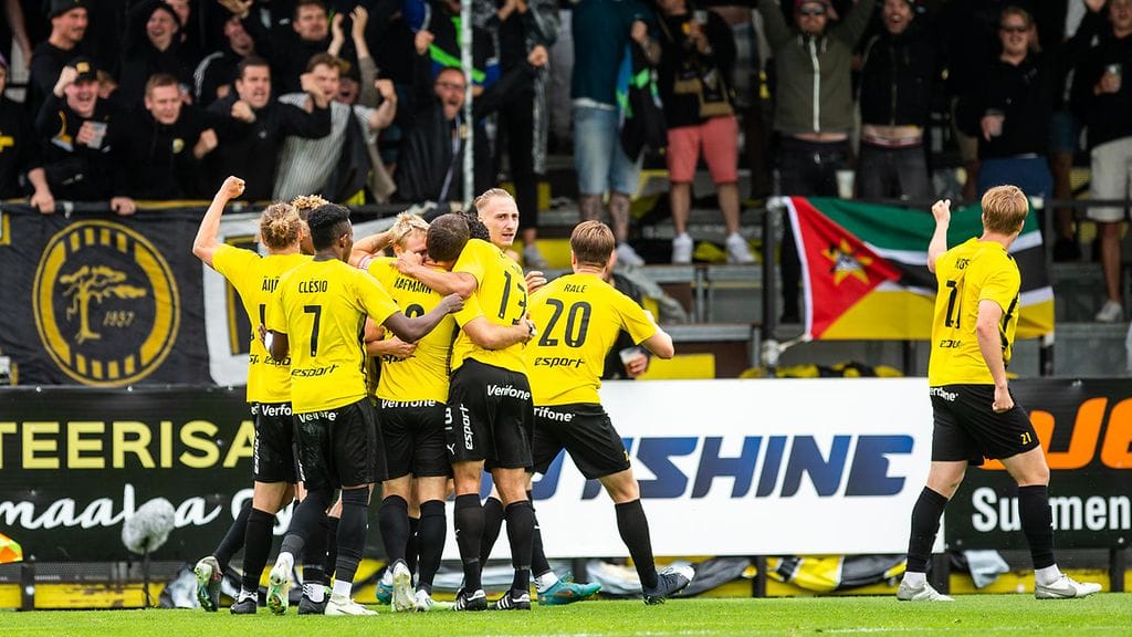 Honka eteni jatkoon Suomen cupissa. Kuva 1. heinäkuuta pelatusta HJK-ottelusta.