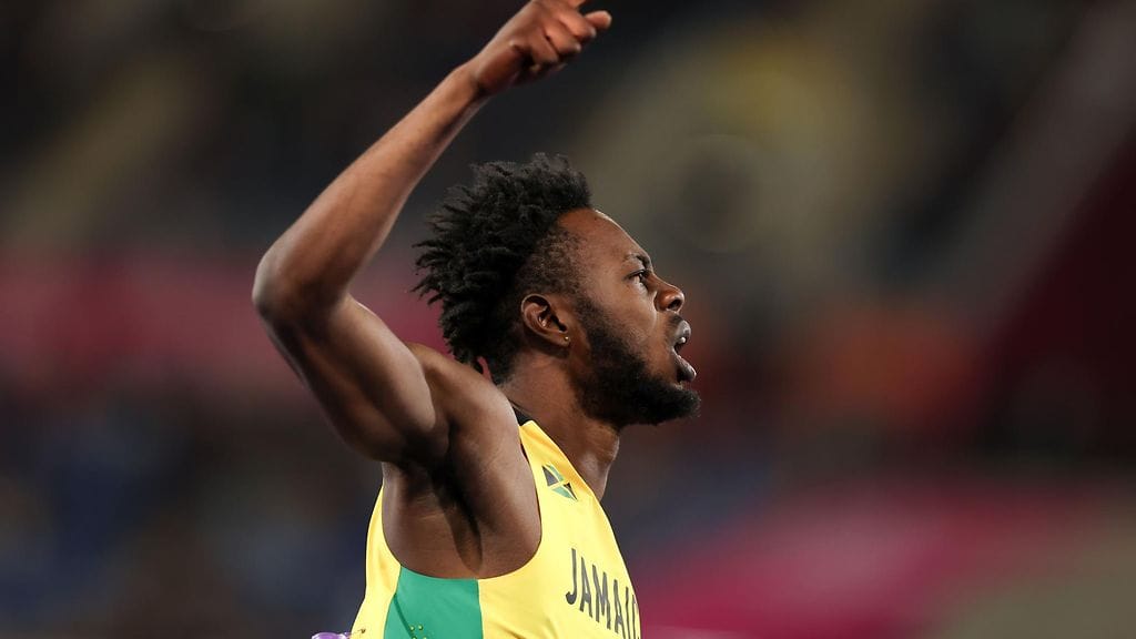 Rasheed Broadbell on uusi kauden tilastokärki 110 metrin aidoissa.