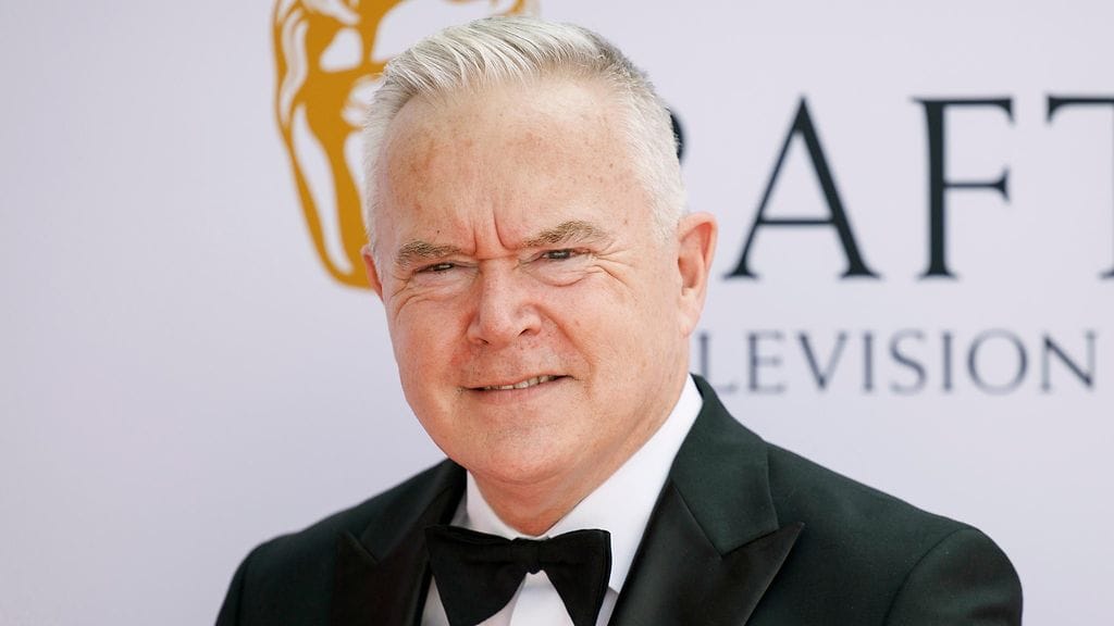 Huw Edwards osallistui Bafta-televisiogaalaan Lontoossa toukokuussa.