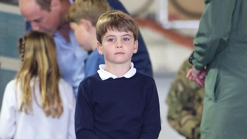 Prinssi Louis vieraili 14. heinäkuuta perheensä kanssa ilmailutapahtumassa.