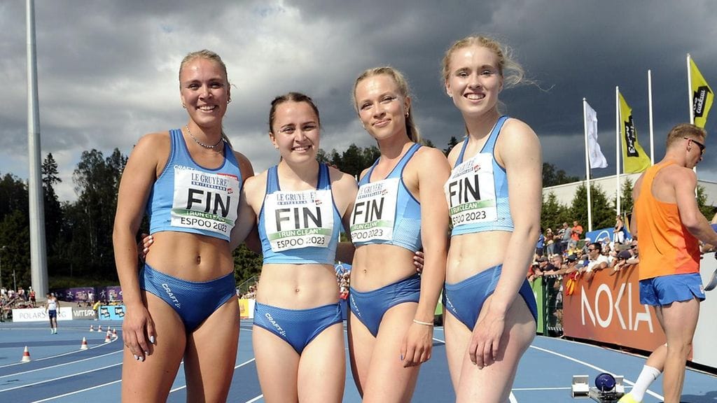 Tuuri ei ollut tänään Suomen viestijoukkueiden puolella.