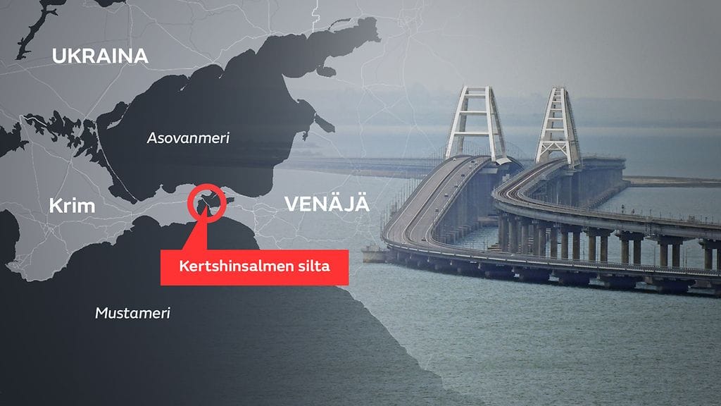 Kertshinsalmen sillan räjäyttäminen tapahtui lokakuussa 2022.