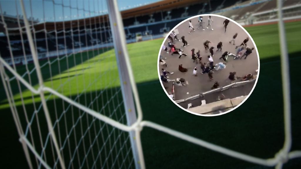 Jälkeenpäin sosiaalisessa mediassa alkoi levitä sivullisen joukkotappelusta kuvaama video.