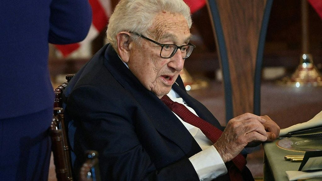 Yhdysvaltain entinen ulkoministeri Henry Kissinger joulukuussa 2022. Kuvituskuva.