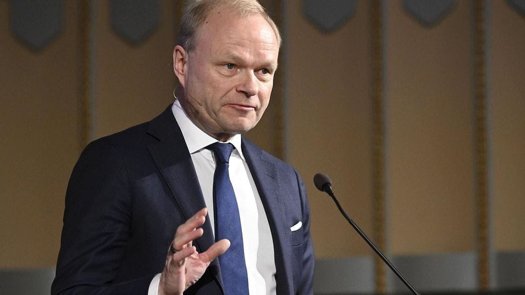 Nokian toimitusjohtaja Pekka Lundmark. Kuvituskuva.