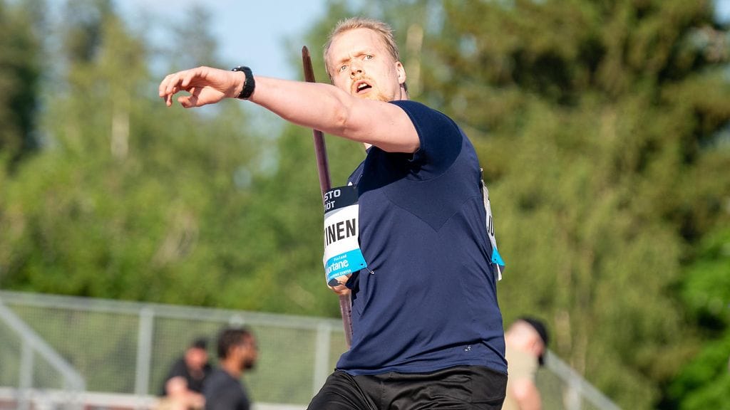 Taneli Juutinen paiskasi Mikkelissä uransa ensimmäiset kaksi 80 metrin ylitystä.
