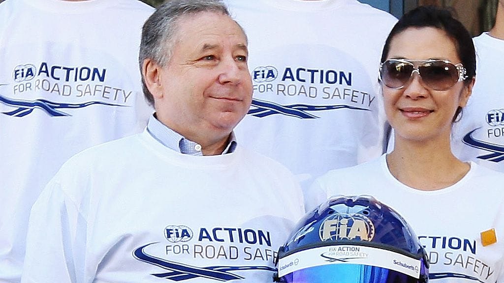 Jean Todt ja vaimonsa Michelle Yeoh ,