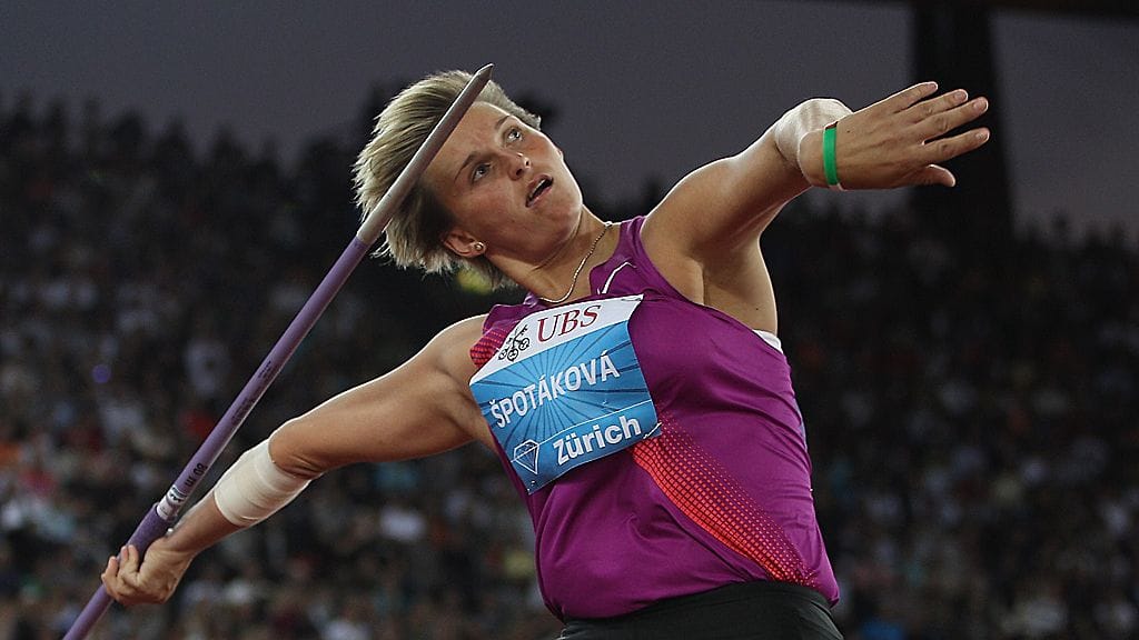 Barbora Spotakova kiskaisi keihäässä kärkituloksen.