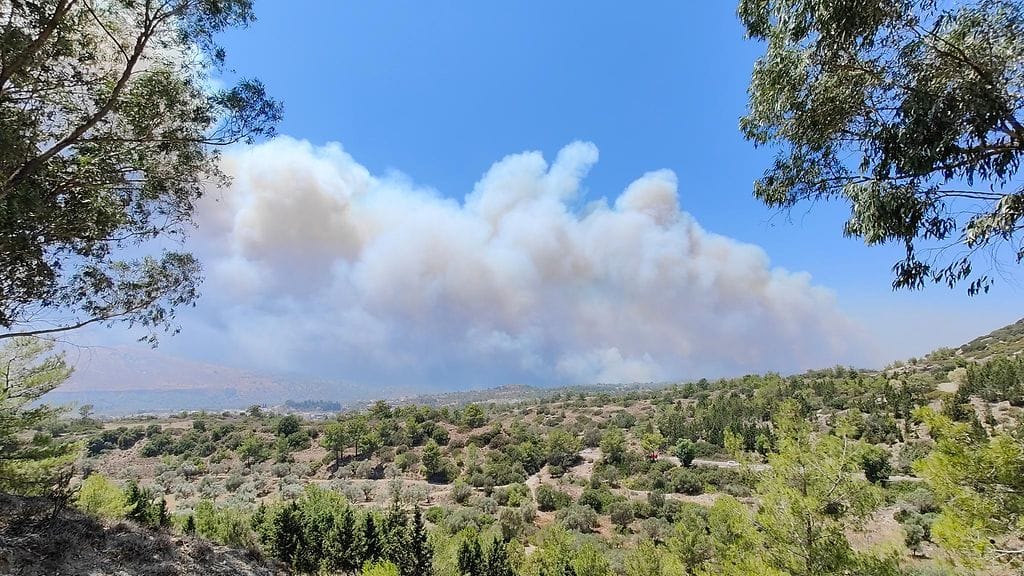 Maastopalot Rodoksella