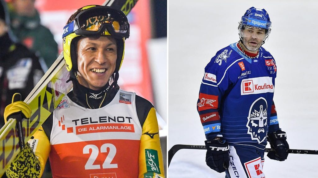 Noriaki Kasai ei tiennyt, että Jaromir Jagr pelaa yhä.