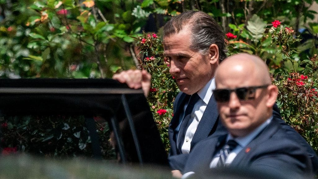 Hunter Biden saapumassa oikeuteen heinäkuussa 2023.