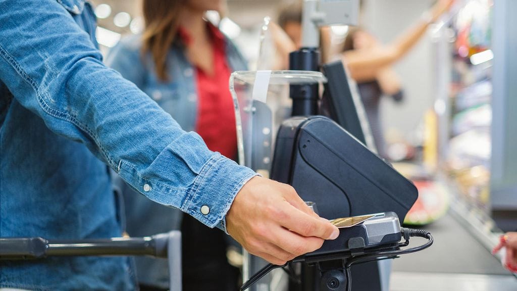 maksu ruokakaupan kassalla