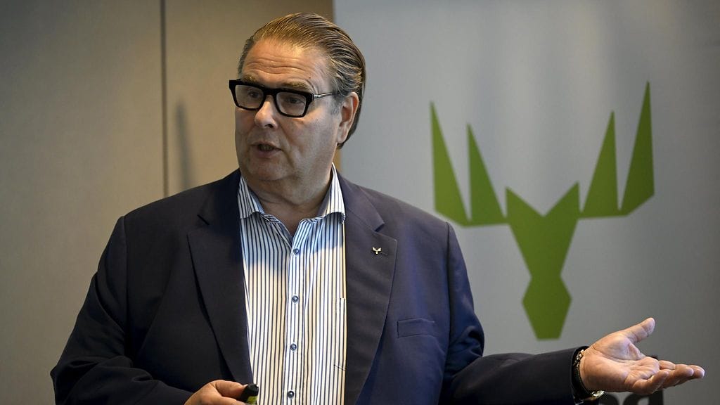 Metsä Groupin pääjohtajan Ilkka Hämälän mukaan konsernin suurimmat liiketoiminta-alueet kartonki ja sellu ovat heikossa suhdanteessa. Hämälä Metsä Groupin tammi-kesäkuun 2023 tuloksen julkistustilaisuudessa Helsingissä 27. heinäkuuta 2023.