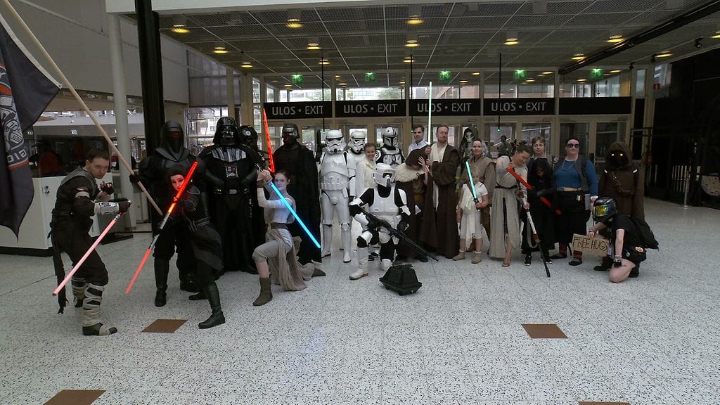 Ropecon 2023 star wars ryhmäkuva