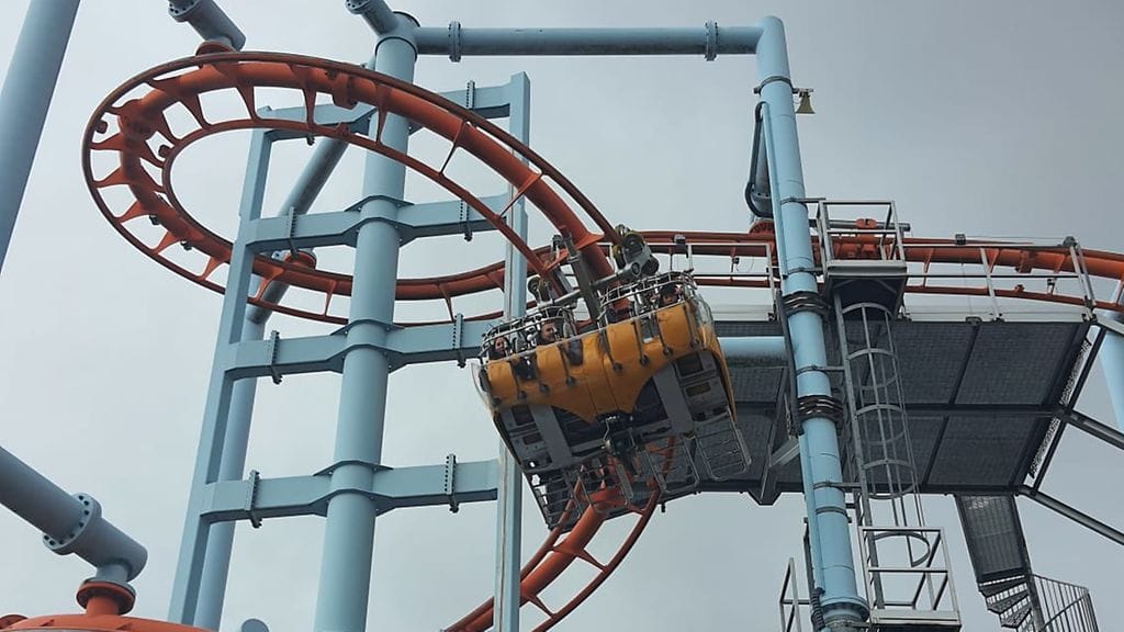 Särkänniemen Trombi-laitteessa oli jumissa ihmisiä sähkökatkon takia.