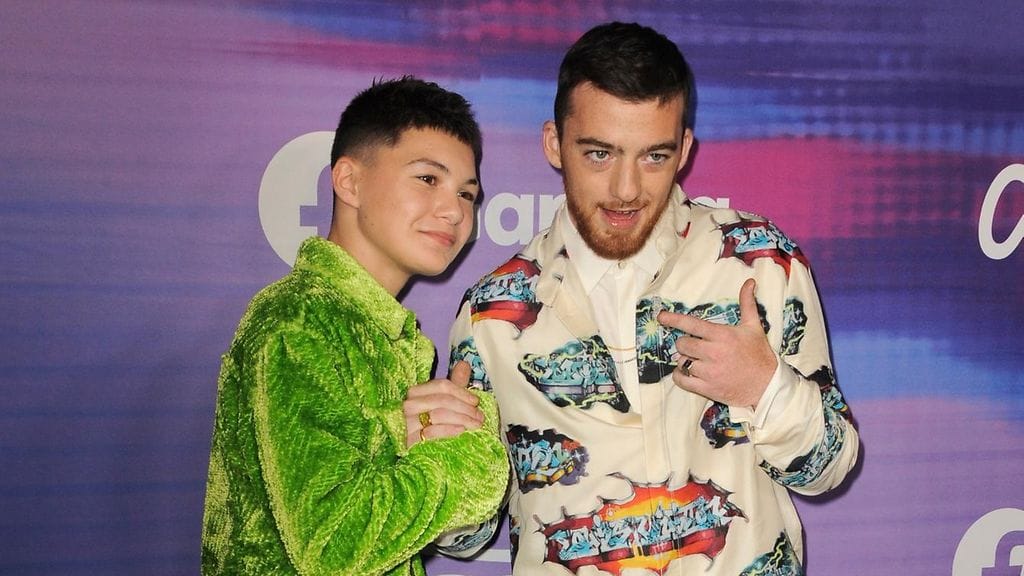 Javon Walton (vasemmalla) ja Angus Cloud esittivät veljeksiä Euphoria-sarjassa.