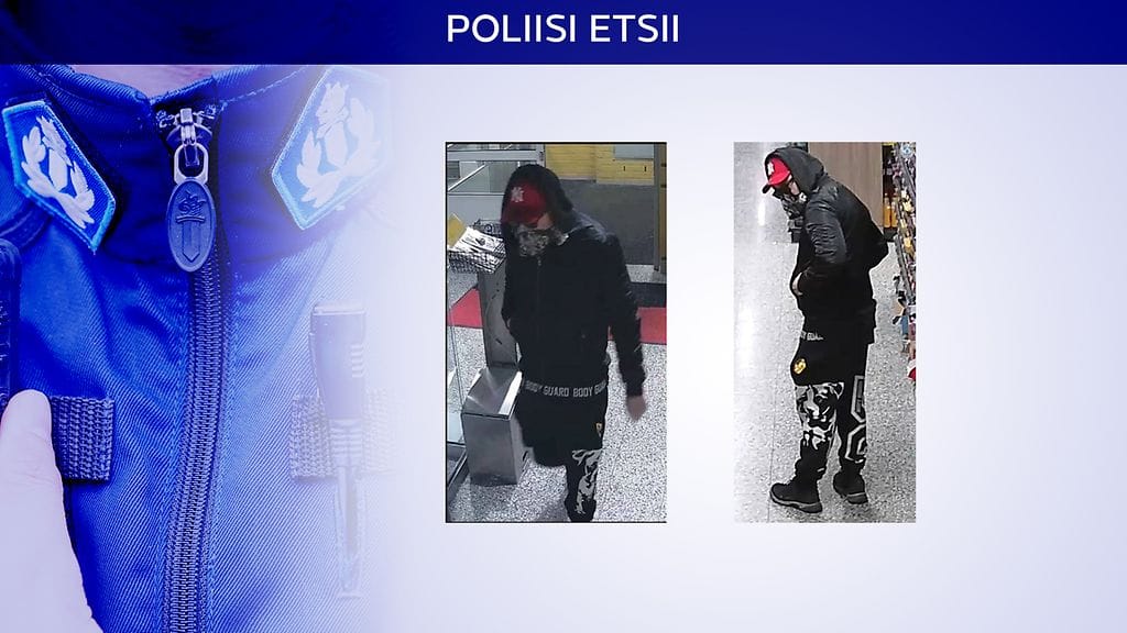 Poliisi kaipaa havaintoja kuvissa olevasta miehestä, jota epäillään törkeästä ryöstöstä.