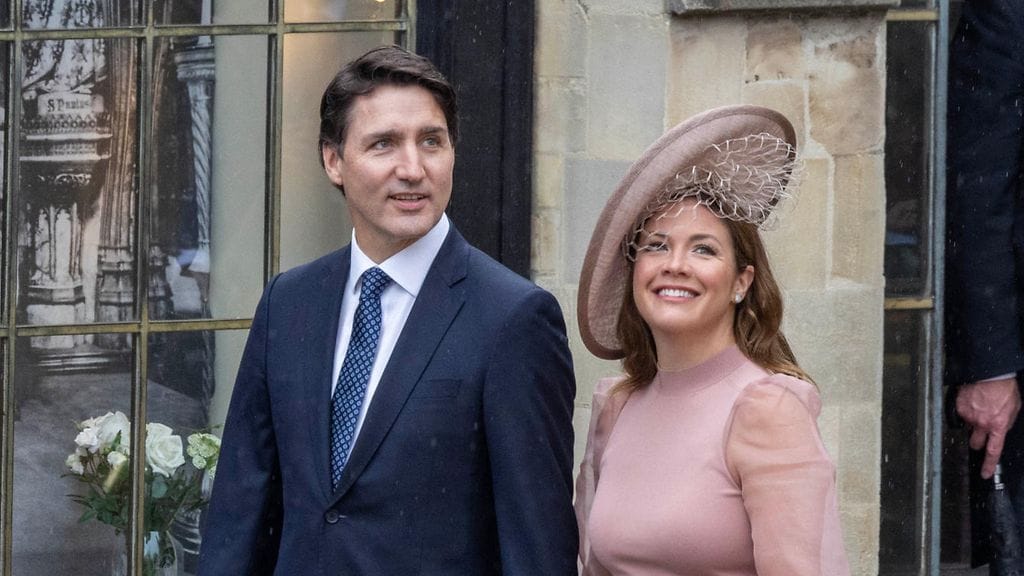 Justin Trudeau ja Sophie Gregoire-Trudeau avioituivat vuonna 2005. Pariskunta Lontoossa toukokuussa 2023.