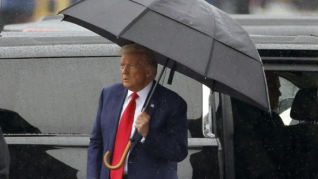 Donald Trump 3. elokuuta 2023.