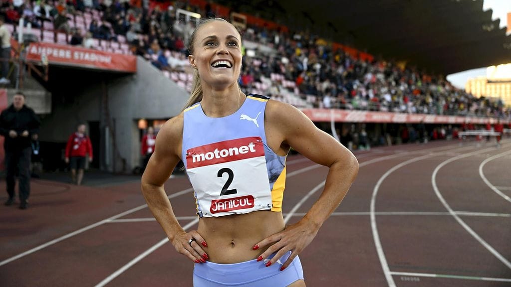 Lotta Harala otti voiton 100 metrin aidoissa.