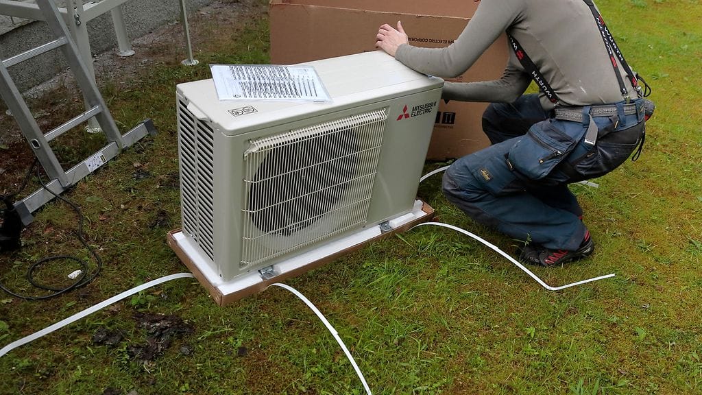 aop ilmalämpöpumppu lämpöpumppu