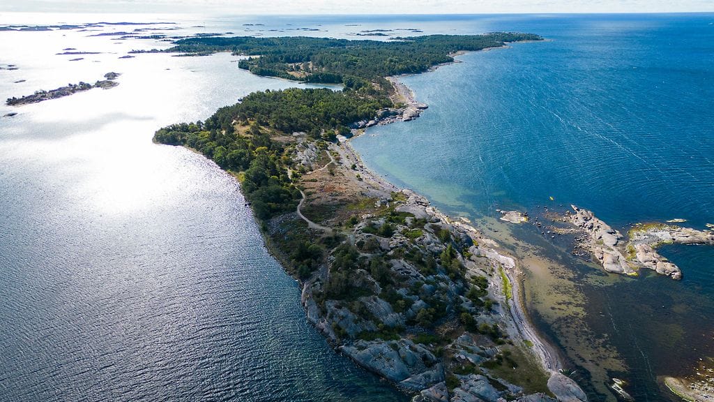 Örön saari Saaristomerellä, joka on osa Itämerta.