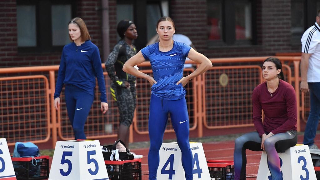 Krsystina Tsimanouskaja on asunut ja harjoitellut Puolassa elokuusta 2021 lähtien. Arkistokuva.