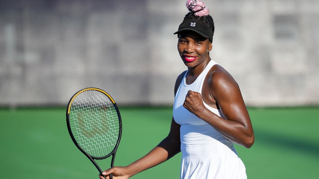 Venus Williams venyi hienoon voittoon.