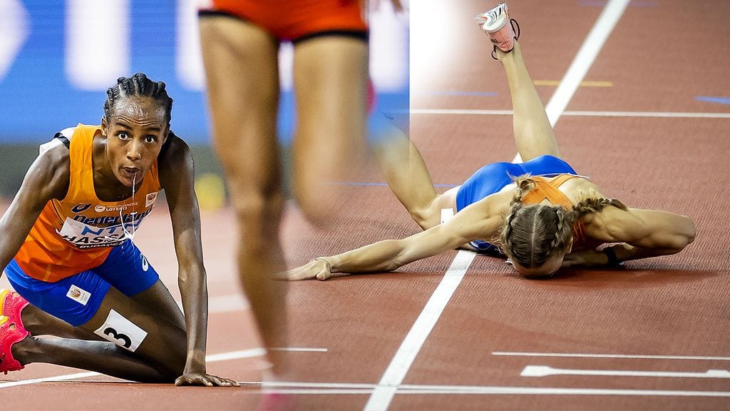 Sifan Hassan ja Femke Bol kaatuivat aivan juoksujensa loppumetreillä ja menettivät varmat mitalit.