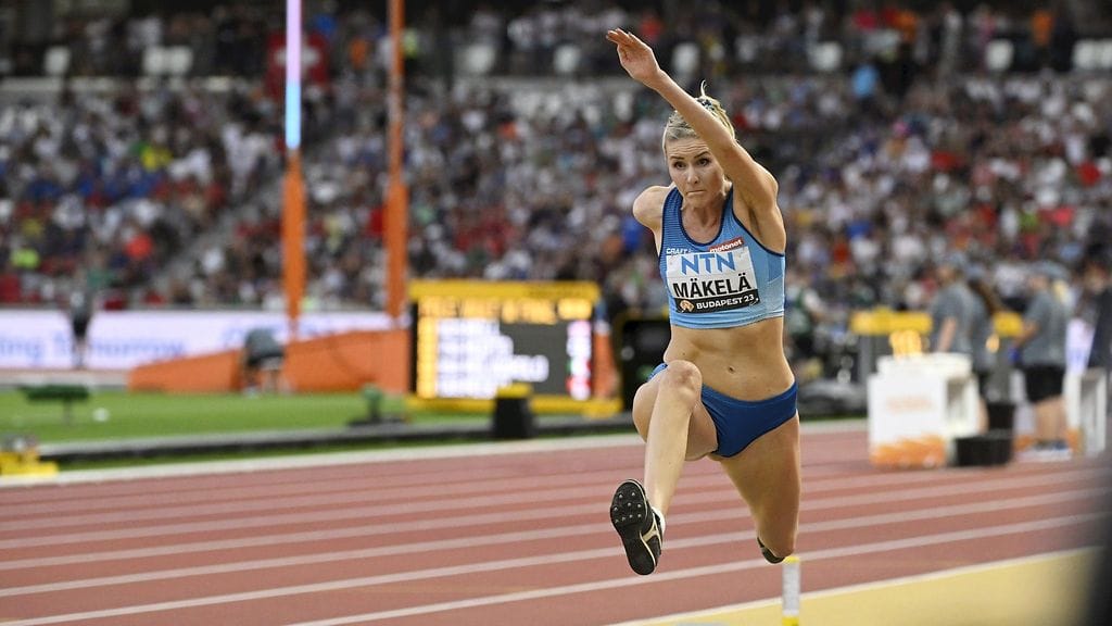 Kristiina Mäkelä sijoittui kolmiloikkakarsinnassa 18:nneksi tuloksella 13,88.