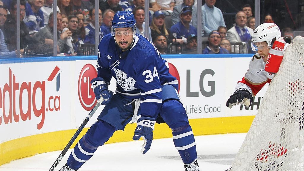 Matthews nousee NHL:n kovapalkkaisimmaksi.